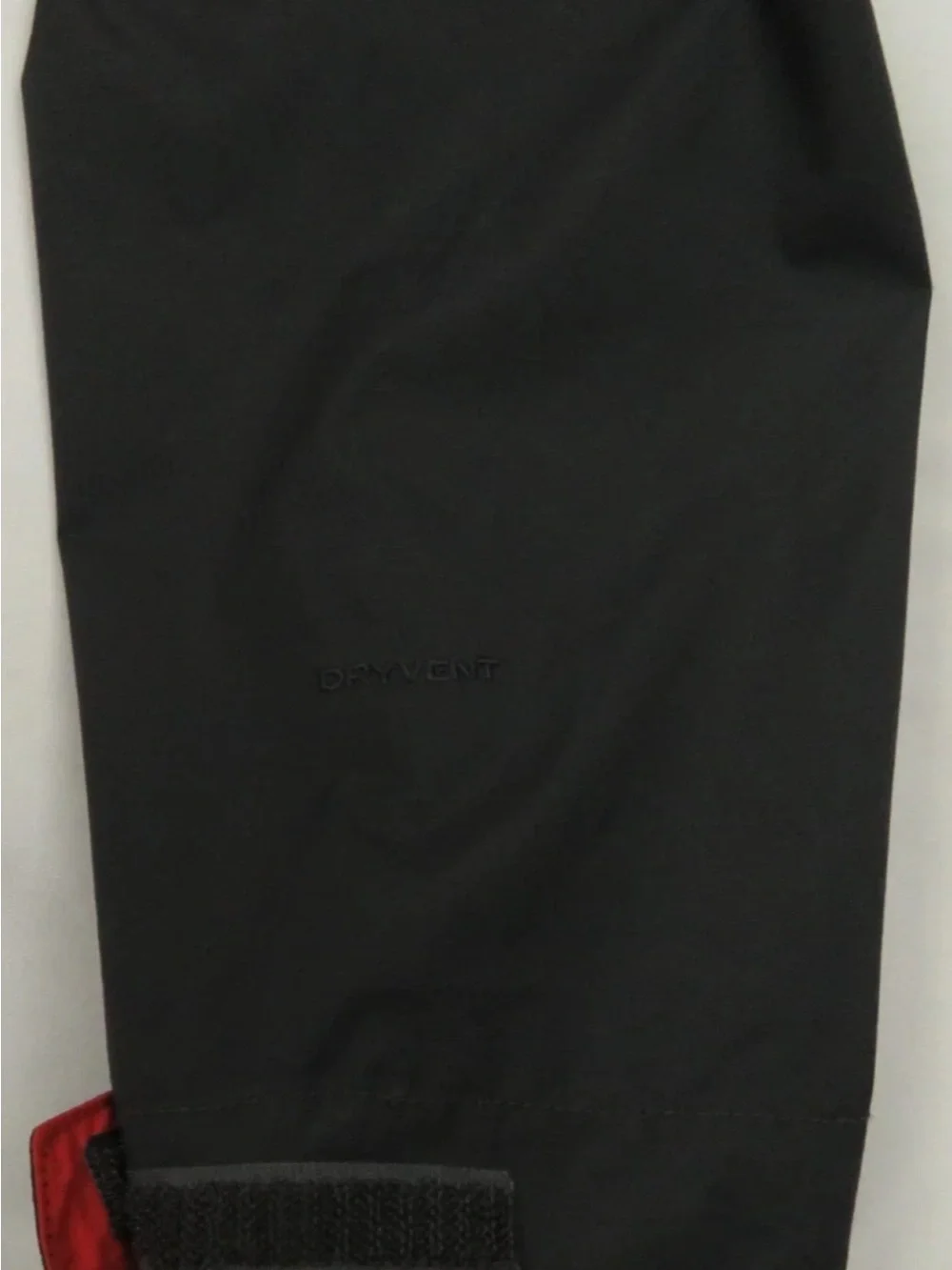 The North Face TNF Dryvent Waterproof Rain Wind Red Gray Hooded Full Zip Jacket
